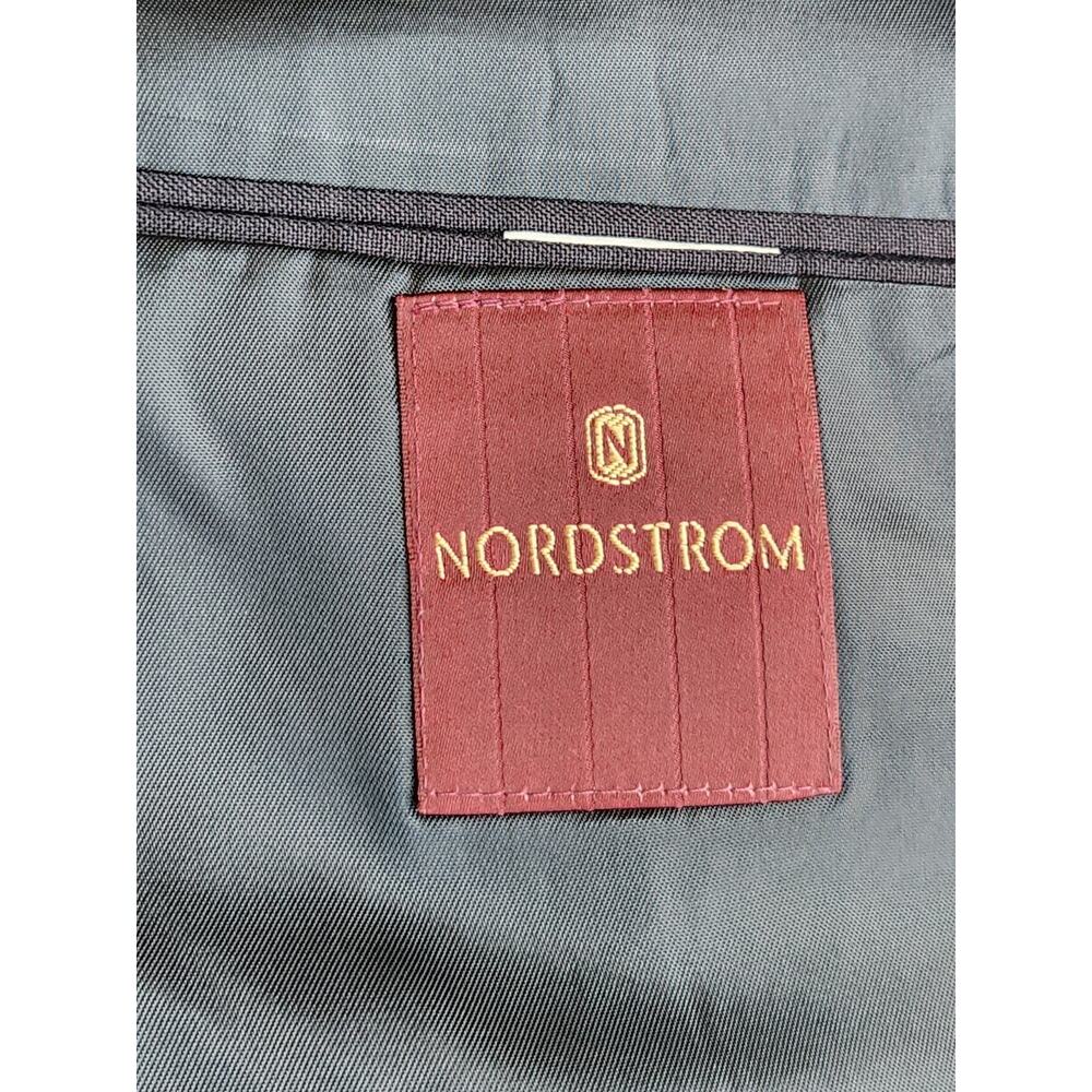 Nordstrom 40S Navy Blazer Gold Buttons 100% Wool Italian Preppy Sport Coat - Picture 8 of 12